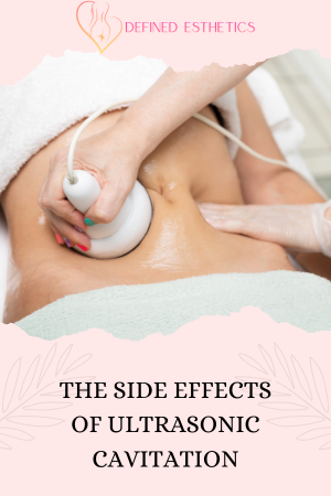 What are the side effects of ultrasonic cavitation?